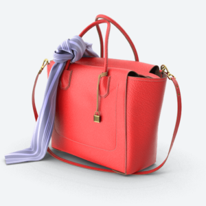 Embroidered Velvet Satchel